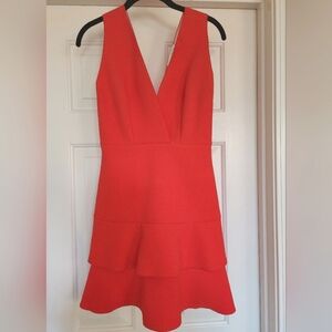 Sandro Red Cocktail Dress Size Small